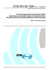 Standard ETSI EN 301826-V1.1.1 16.6.2003 preview