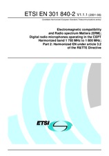 WITHDRAWN ETSI EN 301840-2-V1.1.1 19.6.2001 preview