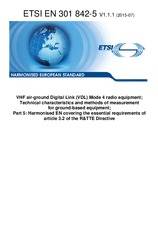 Standard ETSI EN 301842-5-V1.1.1 17.7.2015 preview