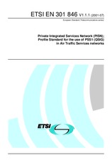 Standard ETSI EN 301846-V1.1.1 31.7.2001 preview