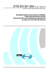Standard ETSI EN 301893-V1.4.1 24.7.2007 preview