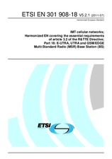 Standard ETSI EN 301908-18-V5.2.1 19.7.2011 preview