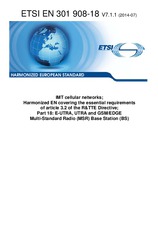 Standard ETSI EN 301908-18-V7.1.1 2.7.2014 preview