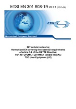 Standard ETSI EN 301908-19-V6.2.1 20.6.2013 preview