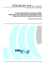 Standard ETSI EN 301918-V1.1.1 16.6.2003 preview