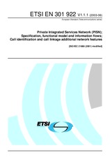 Standard ETSI EN 301922-V1.1.1 16.6.2003 preview