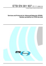 Standard ETSI EN 301937-V1.1.1 1.10.2002 preview