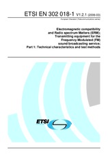 Standard ETSI EN 302018-1-V1.2.1 1.3.2006 preview