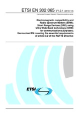 Standard ETSI EN 302065-V1.2.1 28.10.2010 preview
