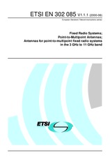 Standard ETSI EN 302085-V1.1.1 14.6.2000 preview