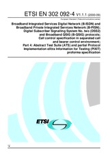 Standard ETSI EN 302092-4-V1.1.1 20.9.2000 preview