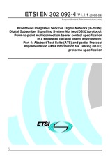 Standard ETSI EN 302093-4-V1.1.1 20.9.2000 preview
