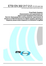 Standard ETSI EN 302217-2-2-V1.2.3 4.9.2007 preview
