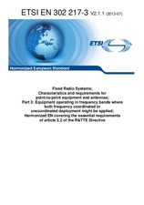 Standard ETSI EN 302217-3-V2.1.1 4.7.2013 preview