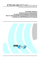 Standard ETSI EN 302217-4-2-V1.3.1 31.10.2007 preview
