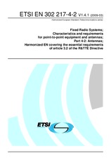 Standard ETSI EN 302217-4-2-V1.4.1 27.3.2009 preview