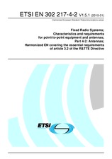 Standard ETSI EN 302217-4-2-V1.5.1 20.1.2010 preview