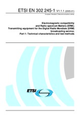 Standard ETSI EN 302245-1-V1.1.1 18.1.2005 preview