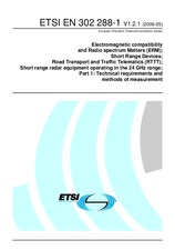 Standard ETSI EN 302288-1-V1.2.1 23.5.2006 preview