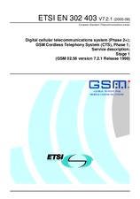 Standard ETSI EN 302403-V7.2.1 31.8.2000 preview