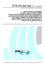 Preview ETSI EN 302426-V1.1.1 11.9.2006