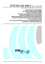 Standard ETSI EN 302498-2-V1.1.1 16.6.2010 preview