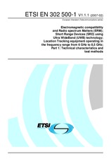 Standard ETSI EN 302500-1-V1.1.1 1.2.2007 preview