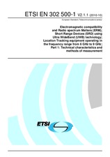 Standard ETSI EN 302500-1-V2.1.1 7.10.2010 preview