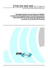 Standard ETSI EN 302502-V1.1.1 7.11.2006 preview