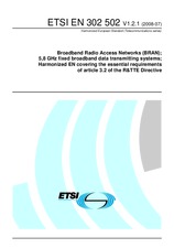 Standard ETSI EN 302502-V1.2.1 4.7.2008 preview