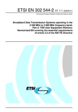 Standard ETSI EN 302544-2-V1.1.1 30.1.2009 preview