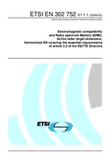 Standard ETSI EN 302752-V1.1.1 17.2.2009 preview