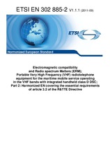 Standard ETSI EN 302885-2-V1.1.1 23.9.2011 preview