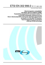 Standard ETSI EN 302998-2-V1.1.1 31.5.2011 preview
