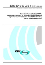 Standard ETSI EN 303035-1-V1.1.1 25.6.2001 preview