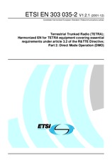 Standard ETSI EN 303035-2-V1.2.1 20.12.2001 preview