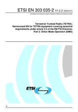 Standard ETSI EN 303035-2-V1.2.2 28.1.2003 preview