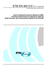 Standard ETSI EN 303212-V1.1.1 1.6.2010 preview