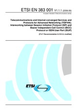 Standard ETSI EN 383001-V1.1.1 26.6.2006 preview