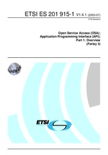 Standard ETSI ES 201915-1-V1.4.1 29.7.2003 preview