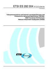 Standard ETSI ES 282004-V1.3.0 26.6.2008 preview