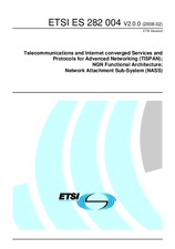 Standard ETSI ES 282004-V2.0.0 11.2.2008 preview