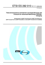 Standard ETSI ES 282010-V1.1.1 6.6.2006 preview