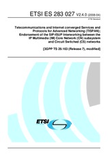 Standard ETSI ES 283027-V2.4.0 11.4.2008 preview