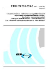 Standard ETSI ES 283039-3-V1.1.1 12.6.2006 preview