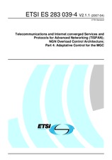 Standard ETSI ES 283039-4-V2.1.1 13.4.2007 preview