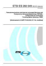 Standard ETSI ES 283049-V2.0.2 19.2.2008 preview