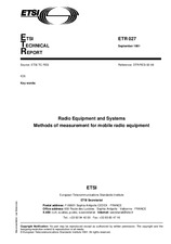 Standard ETSI ETR 027-ed.1 30.9.1991 preview