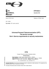 Standard ETSI ETR 055-4-ed.1 30.12.1992 preview