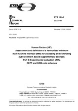 Standard ETSI ETR 261-5-ed.1 31.10.1996 preview